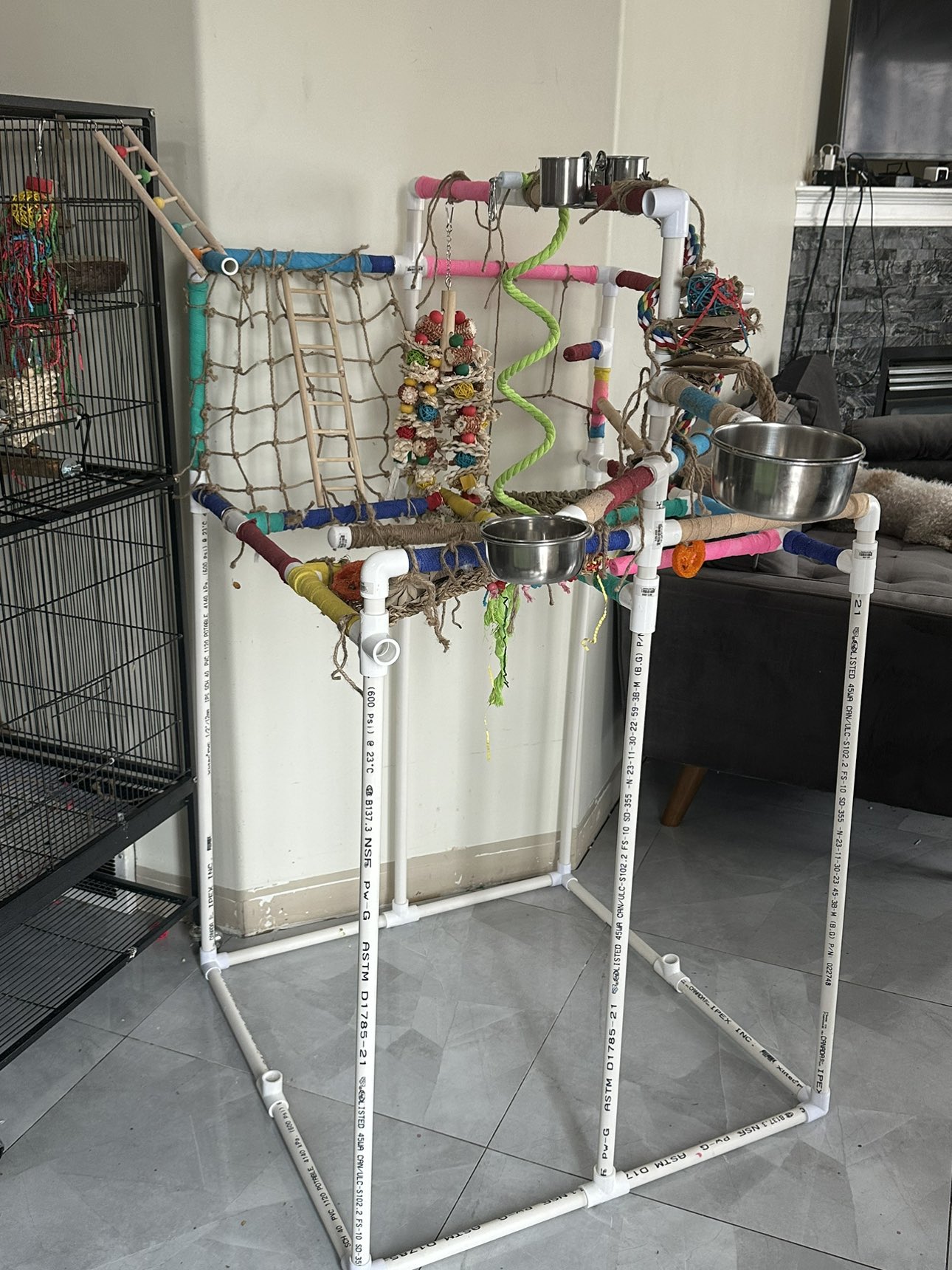 Bird play gym / parrot parrot stand - photo 2
