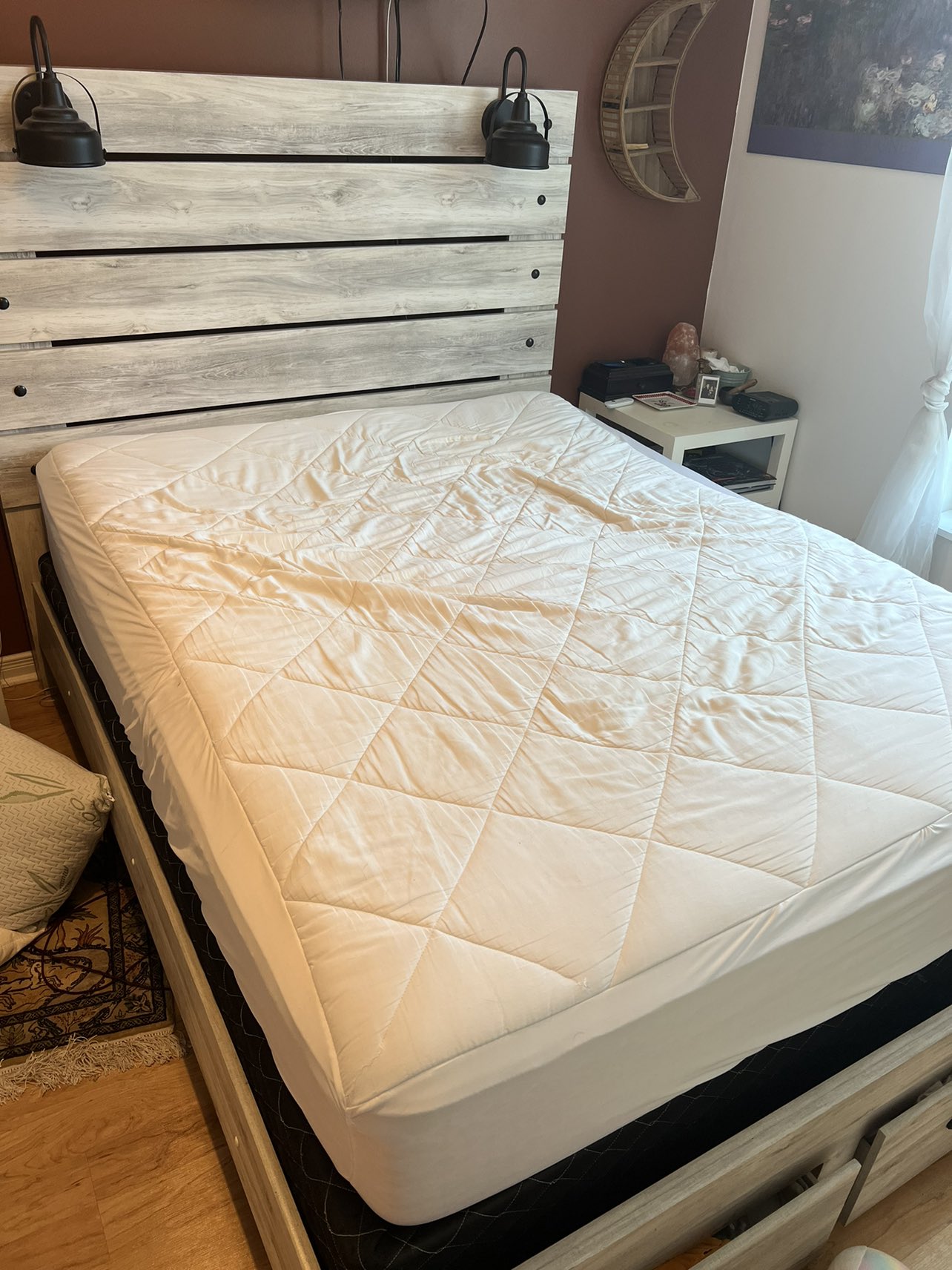 Queen Size mattress and mattress protector - photo 2