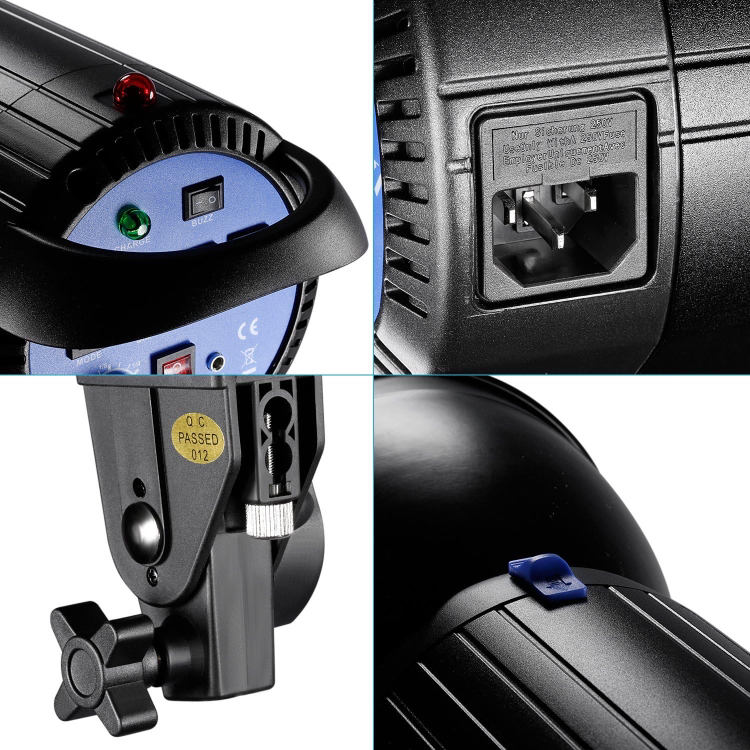 Neewer® 600W 5600K Bowens Mount Flash Strobe Light image indicator(5)