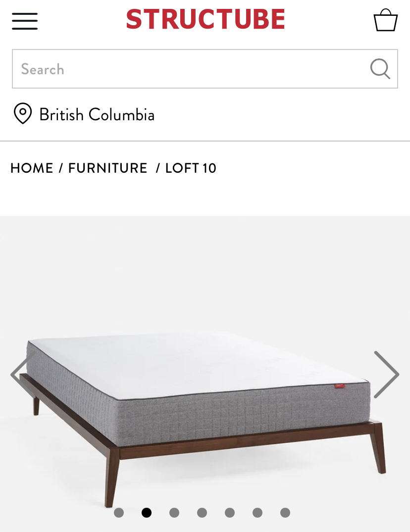 Structube: Loft 10 King Sized Mattress