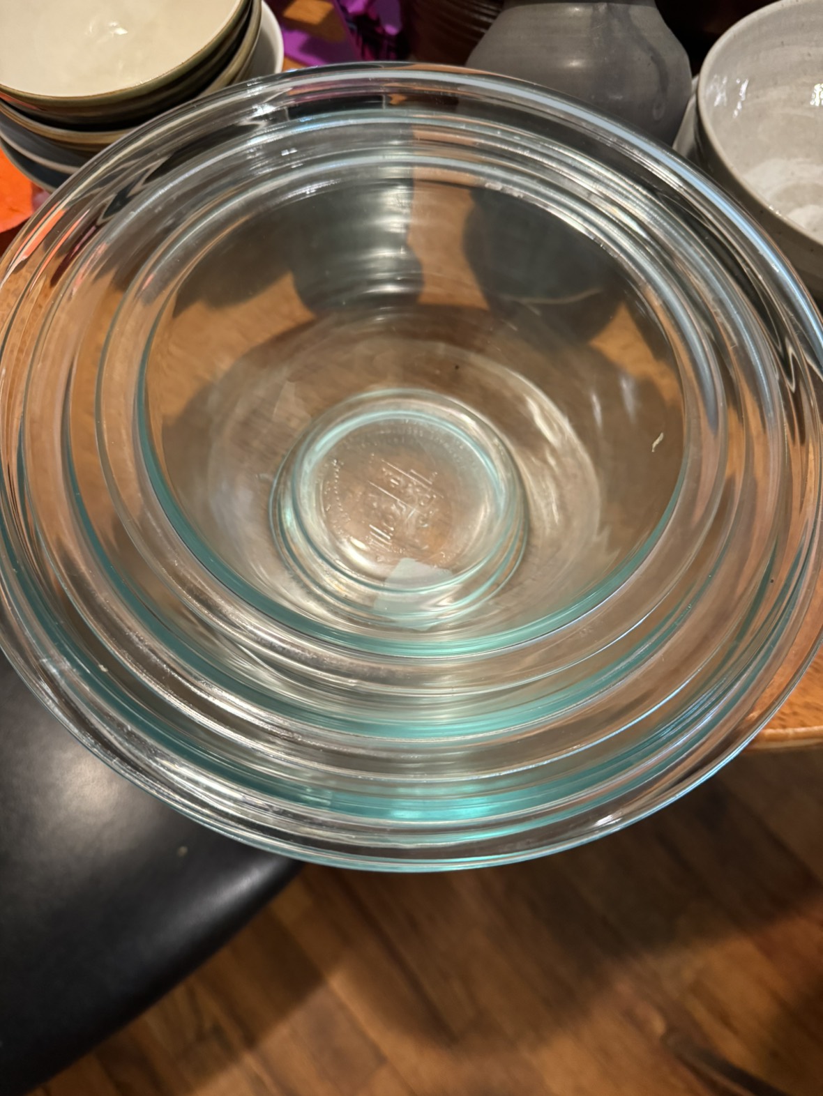 Pyrex 4 set bowls