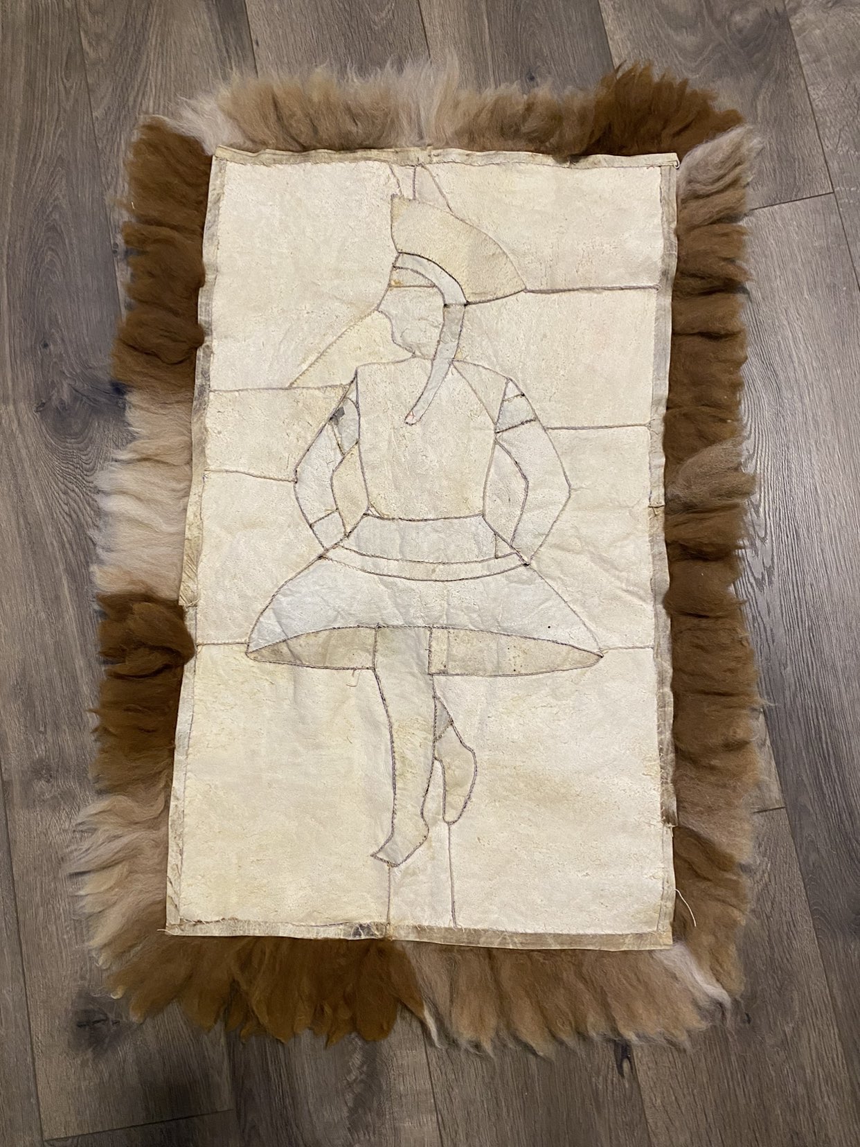 Super soft Peru alpaca fur rug 20” x 30” image indicator(2)