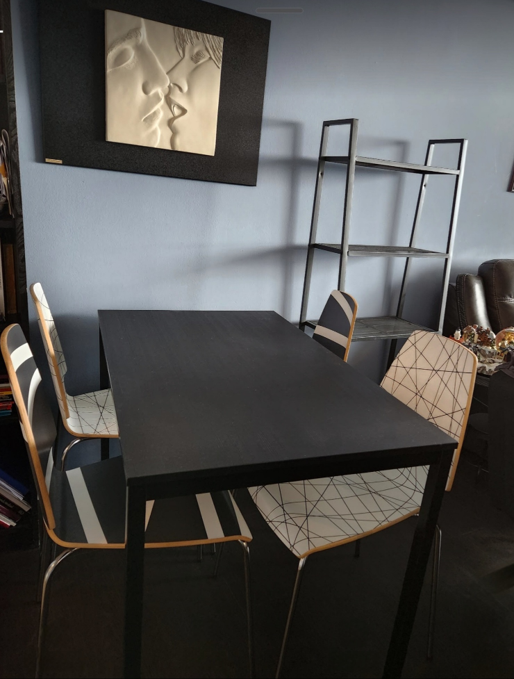 dining table, 4 chairs thumbnail
