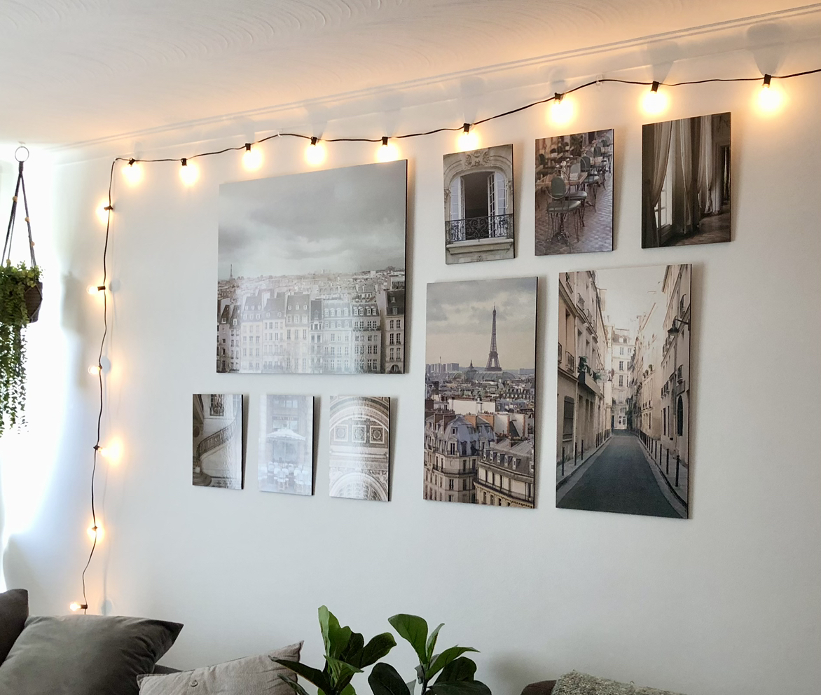 Wall Decor Paris Photo Collage Set of 9 - photo 4