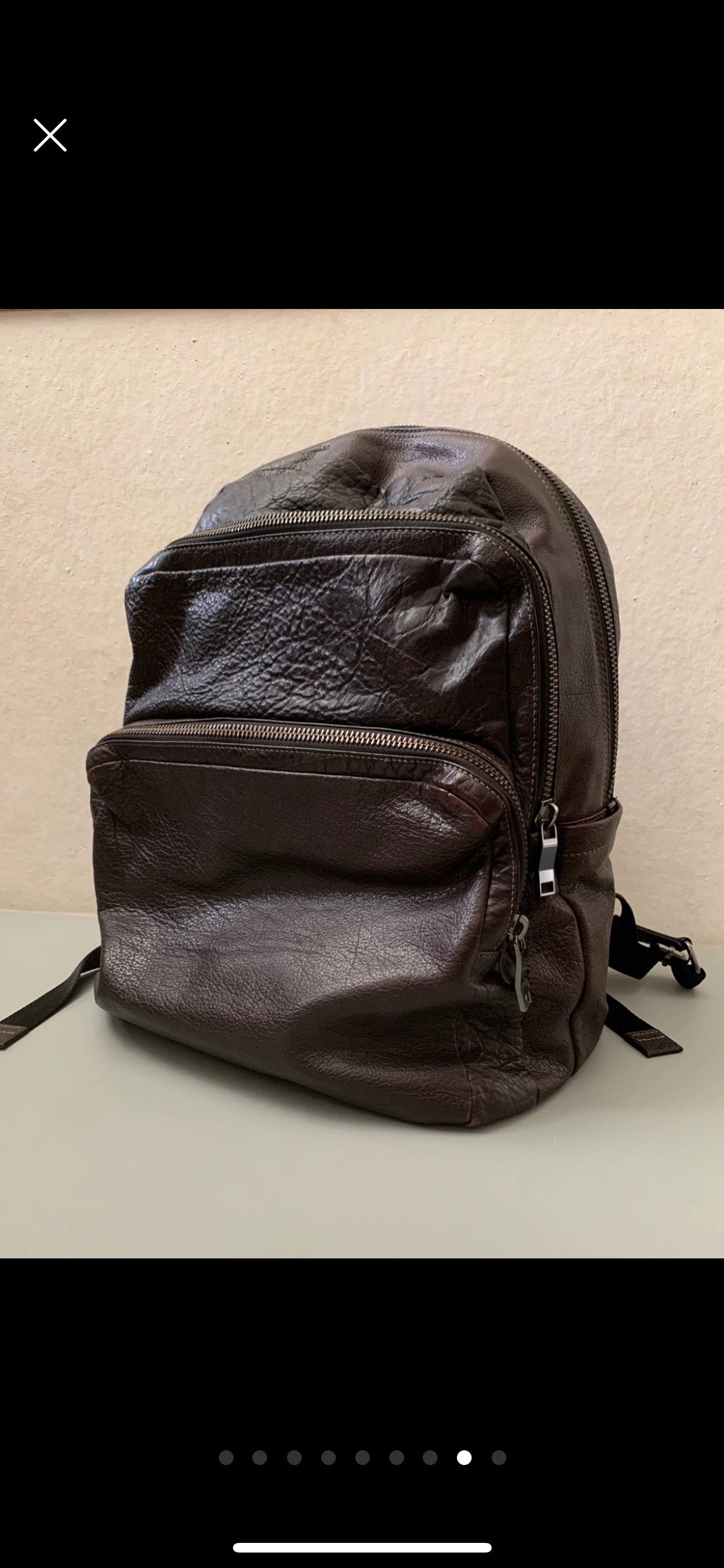 Leather Backpack Zara thumbnail