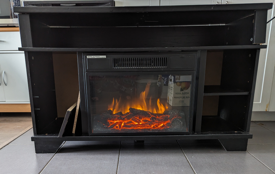 TV Stand with Fireplace