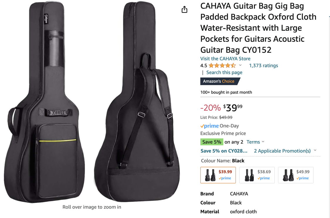 Guitar Case/Cover - Half Price - photo 3