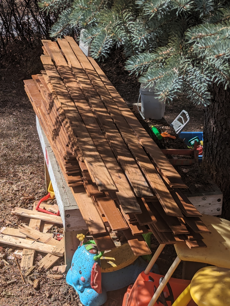 reclaimed cedar Tonge and groove about 120 pieces - photo 2