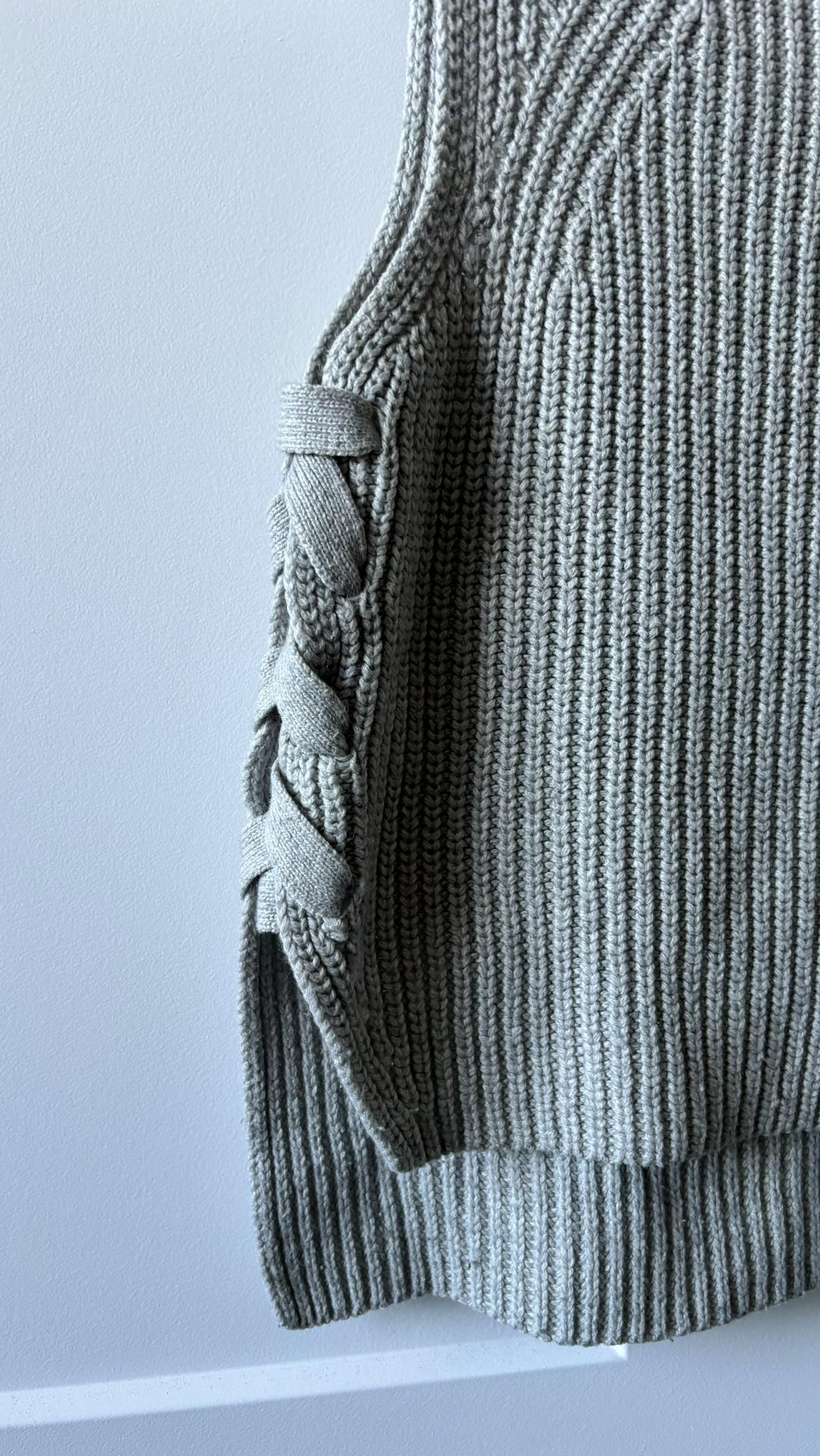 Grey knit tank top - photo 3