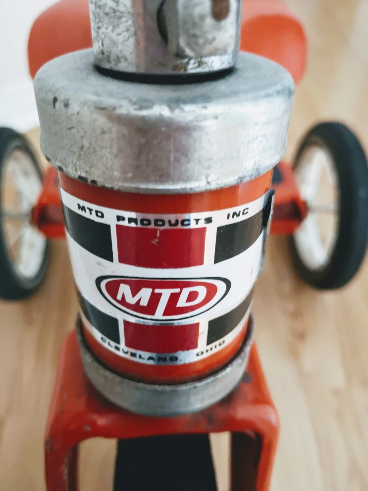 Vintage MTD Cleveland Ohio Trike Red 1960's rare - photo 5
