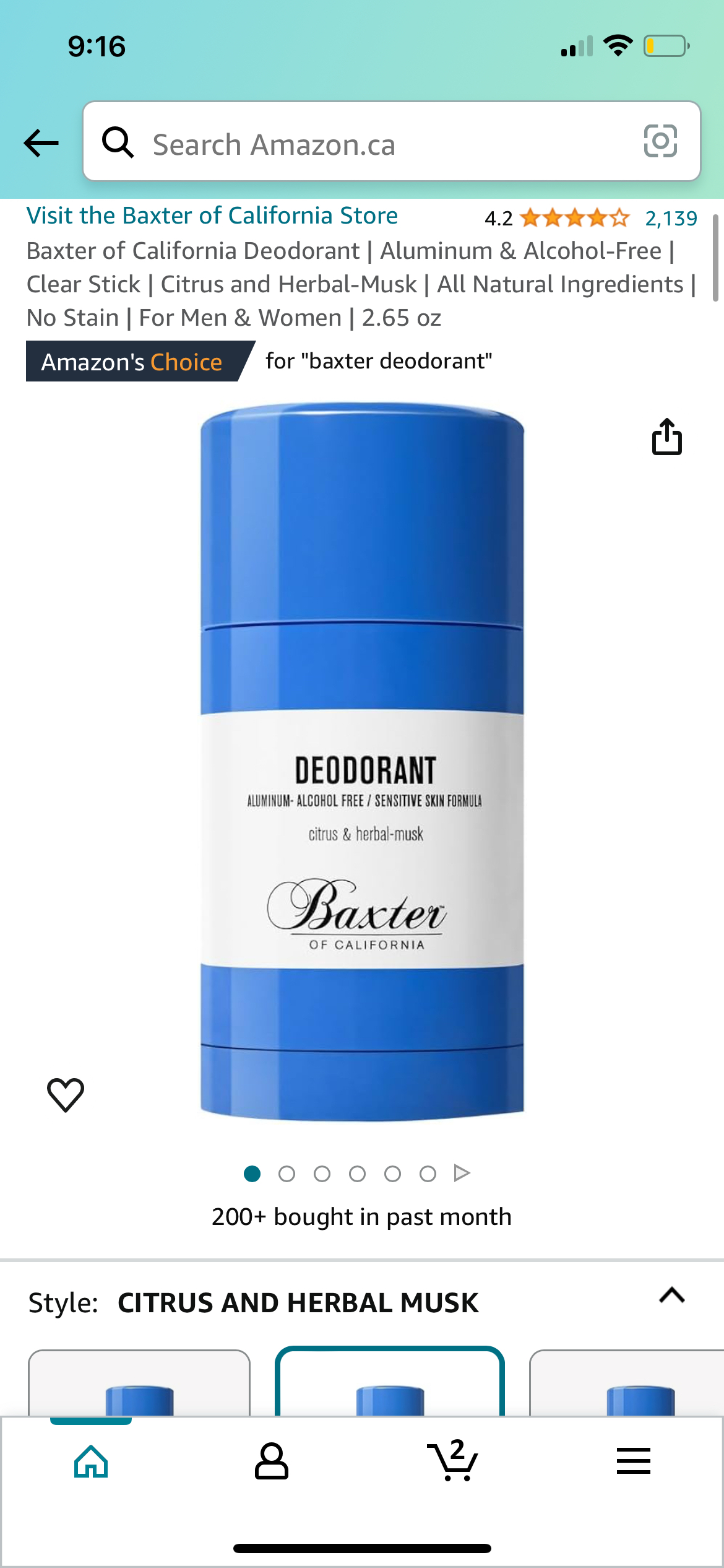 Men’s Deodorant Baxter of California image indicator(4)