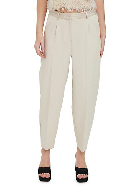 Vero Moda Laura High Rise Satin Waist Barrel Pants Size XS - photo 5