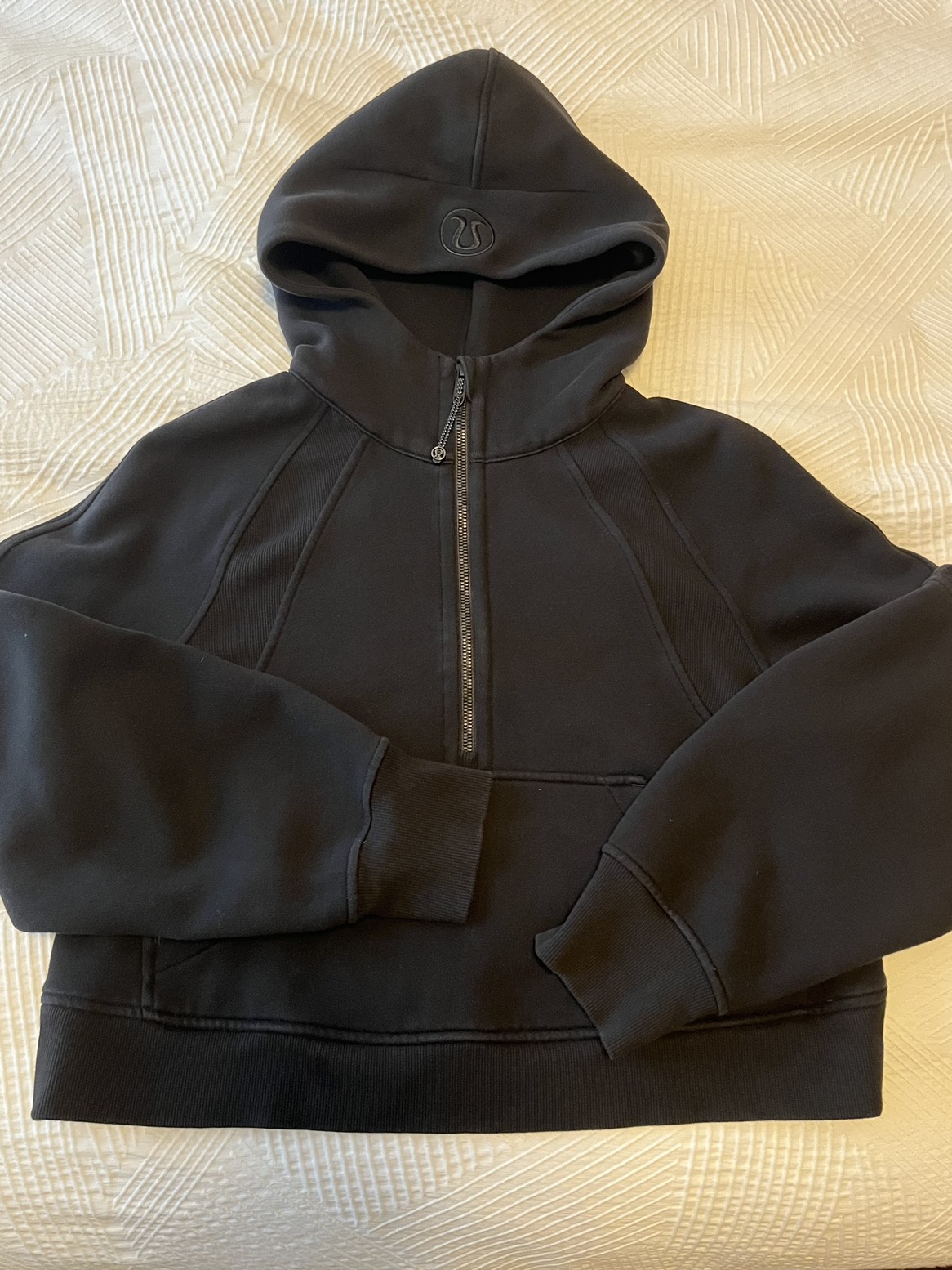 Lululemon scuba oversized half-zip hoodie, xs/s, black - photo 5