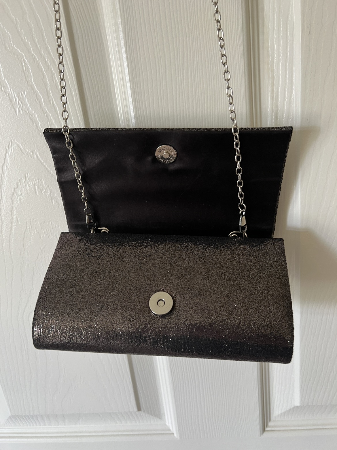 Evening Clutch Bag Handbag Purse- black - photo 3