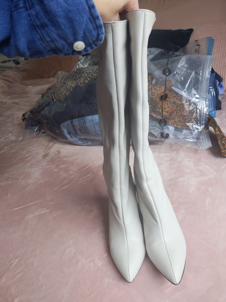 L'intervalle Camus Off White Leather Boots image indicator(6)