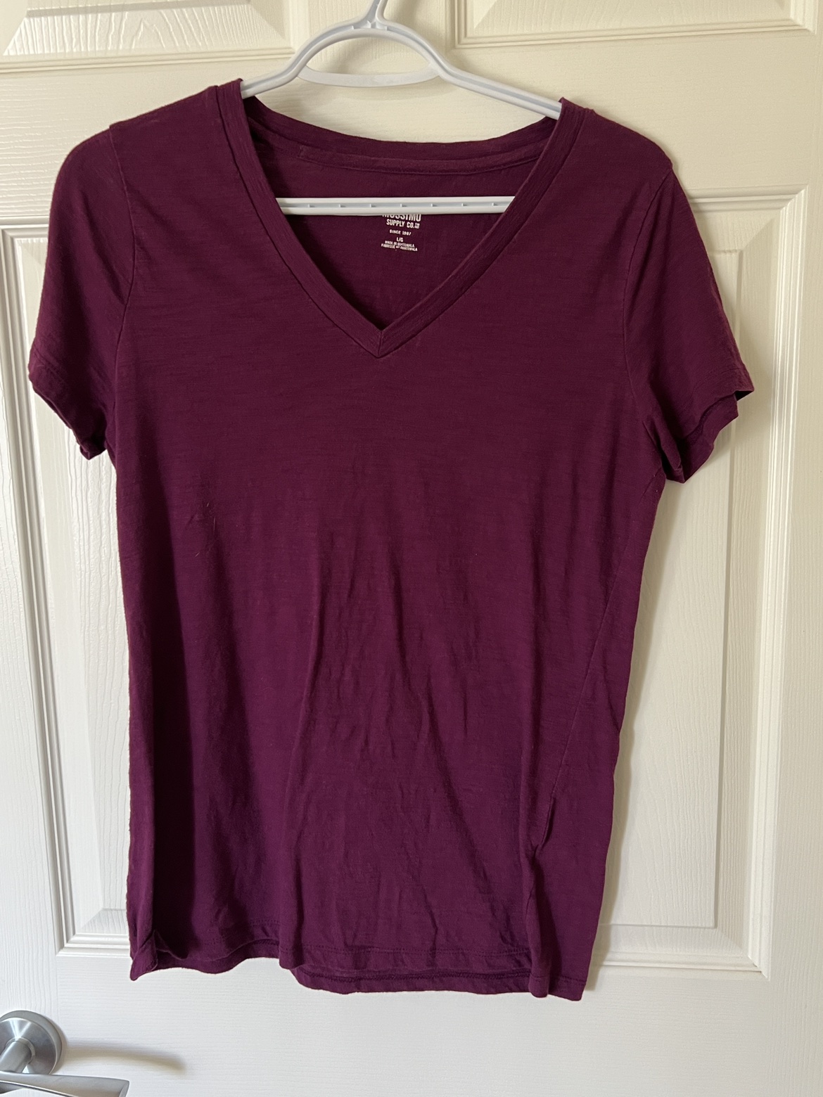 Purple tshirt- sz large thumbnail
