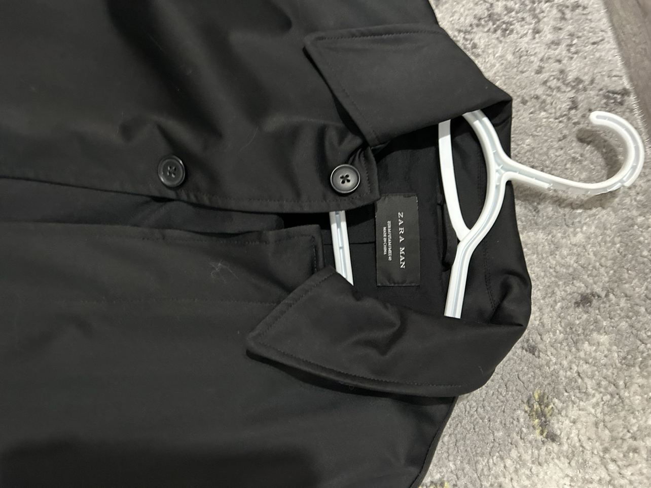 Zara trench coat men size M image indicator(2)