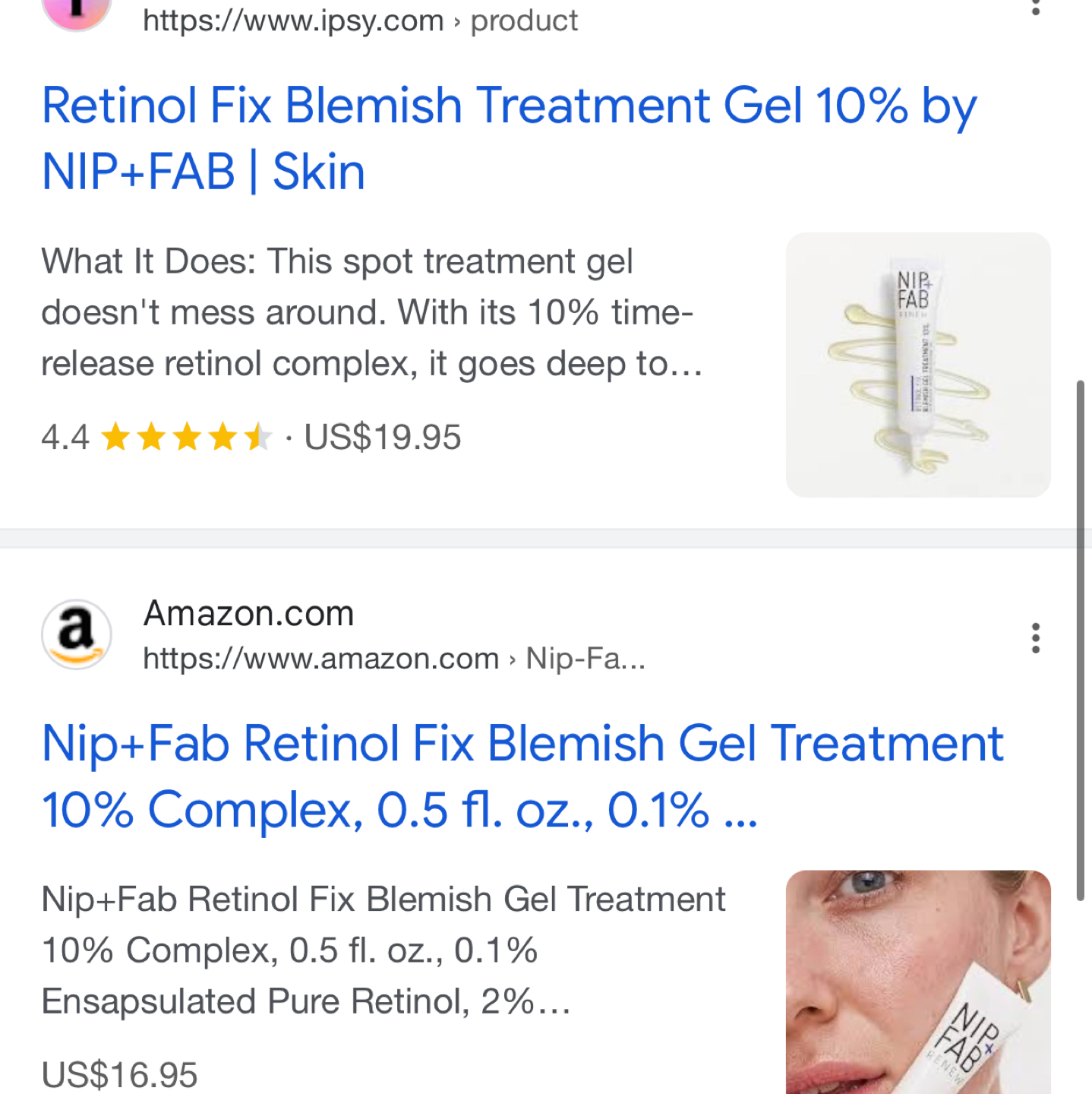 Nip + Fab Skincare Retinol Fix Blemish Gel Treatment image indicator(3)