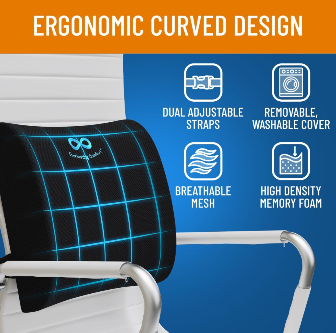 99% like-new Lumbar Support Pillow thumbnail