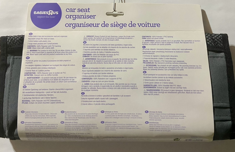 BNIB - Car Seat Organizer image indicator(3)