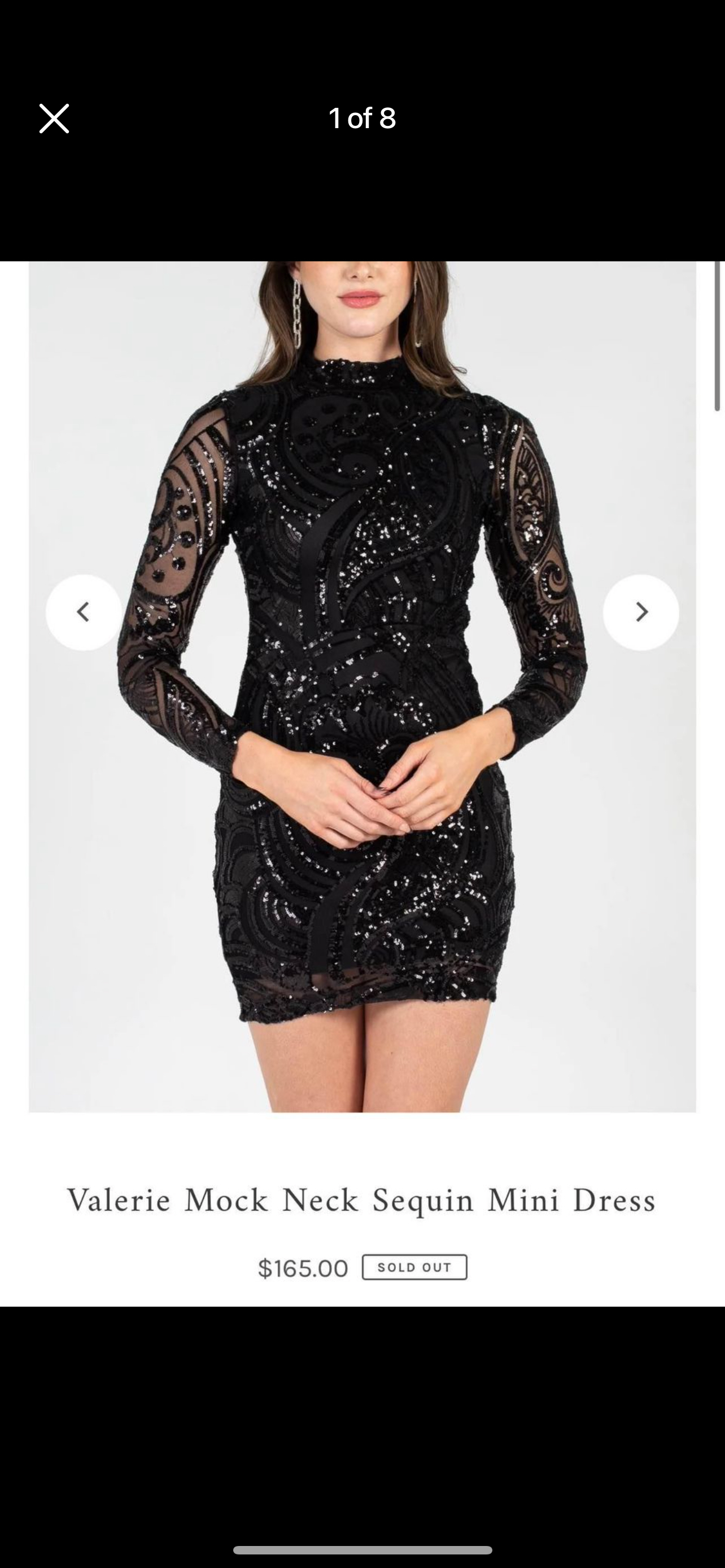 Honey black lace mini dress - cocktail dress image indicator(9)
