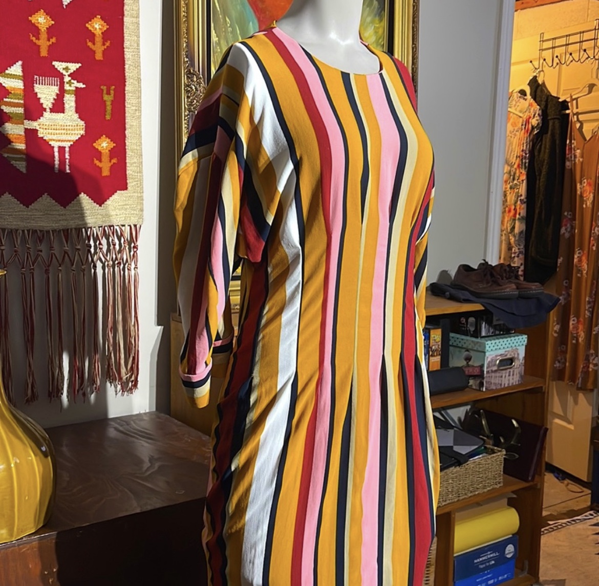 Zara woman shift dress sz S/M image indicator(4)