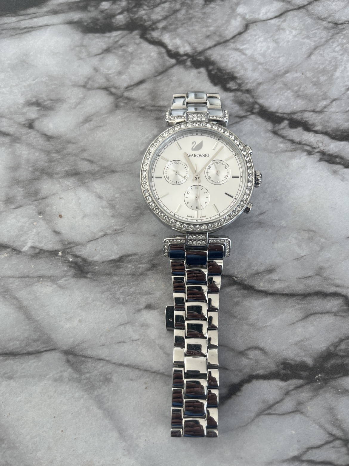 Swarovski silver women’s watch