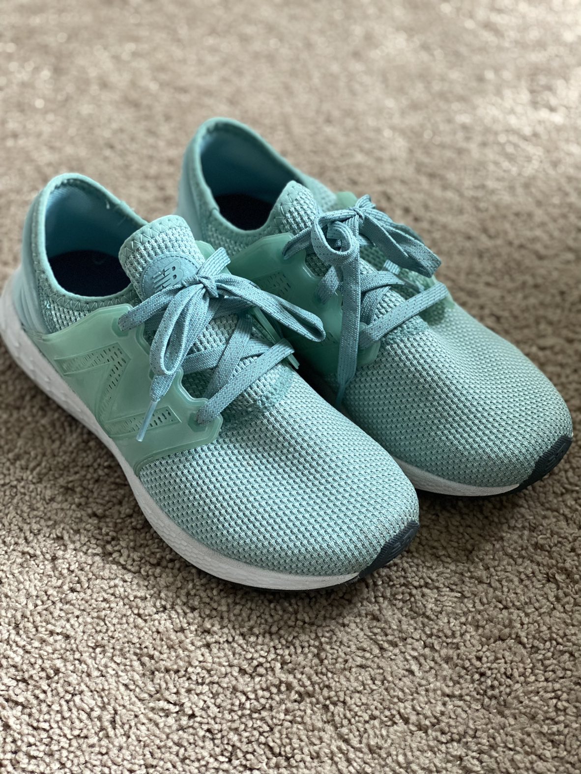 Women’s New Balance Fresh Foam Cruz v2 mint green 7.5 - photo 2
