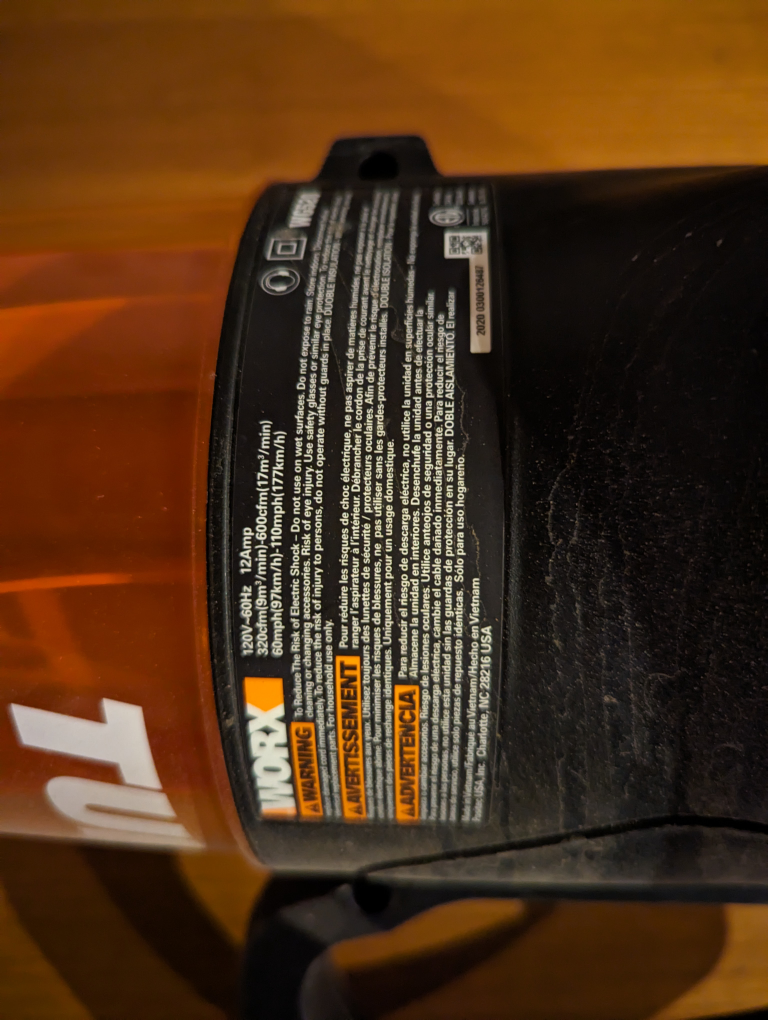 WORX Leaf Blower - photo 3