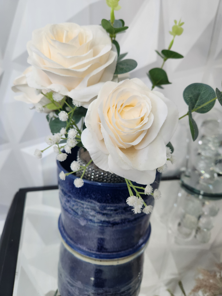 Gina Glazed blue plant pot image indicator(4)