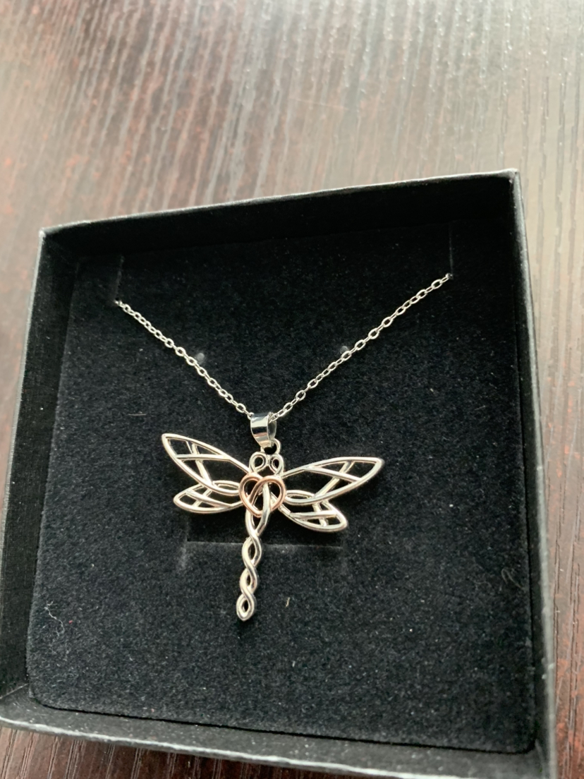 Dragon fly necklace thumbnail