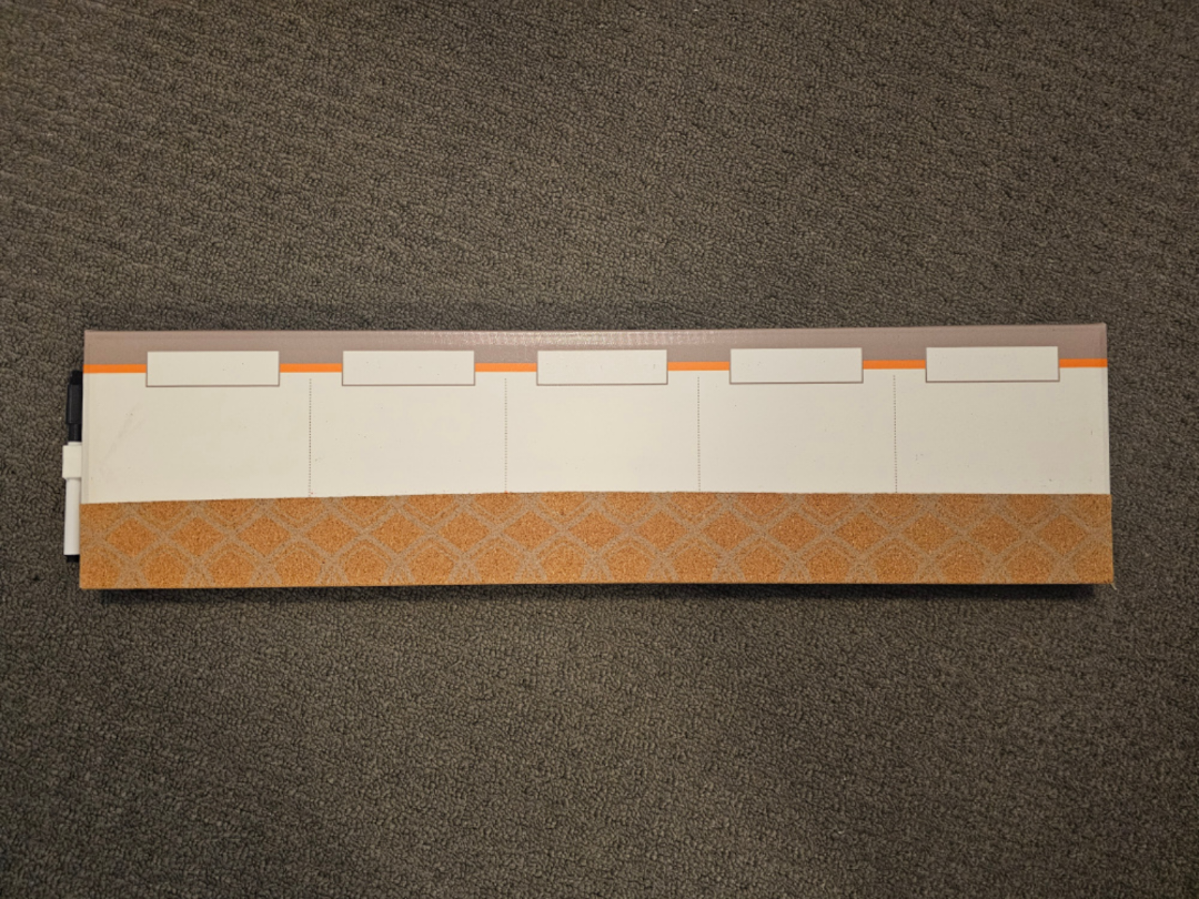 #FREECYCLE Dry Erase 5 Day Schedule and Cork Board with Marker image indicator(2)