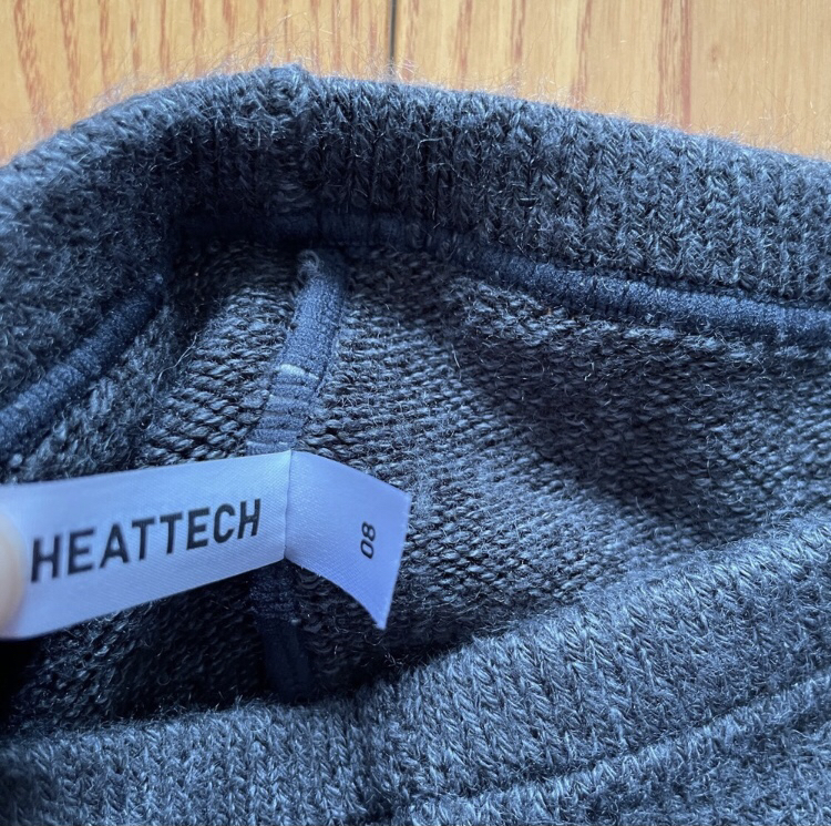Uniqlo HeatTech Grey Cable Leggings - Small image indicator(5)
