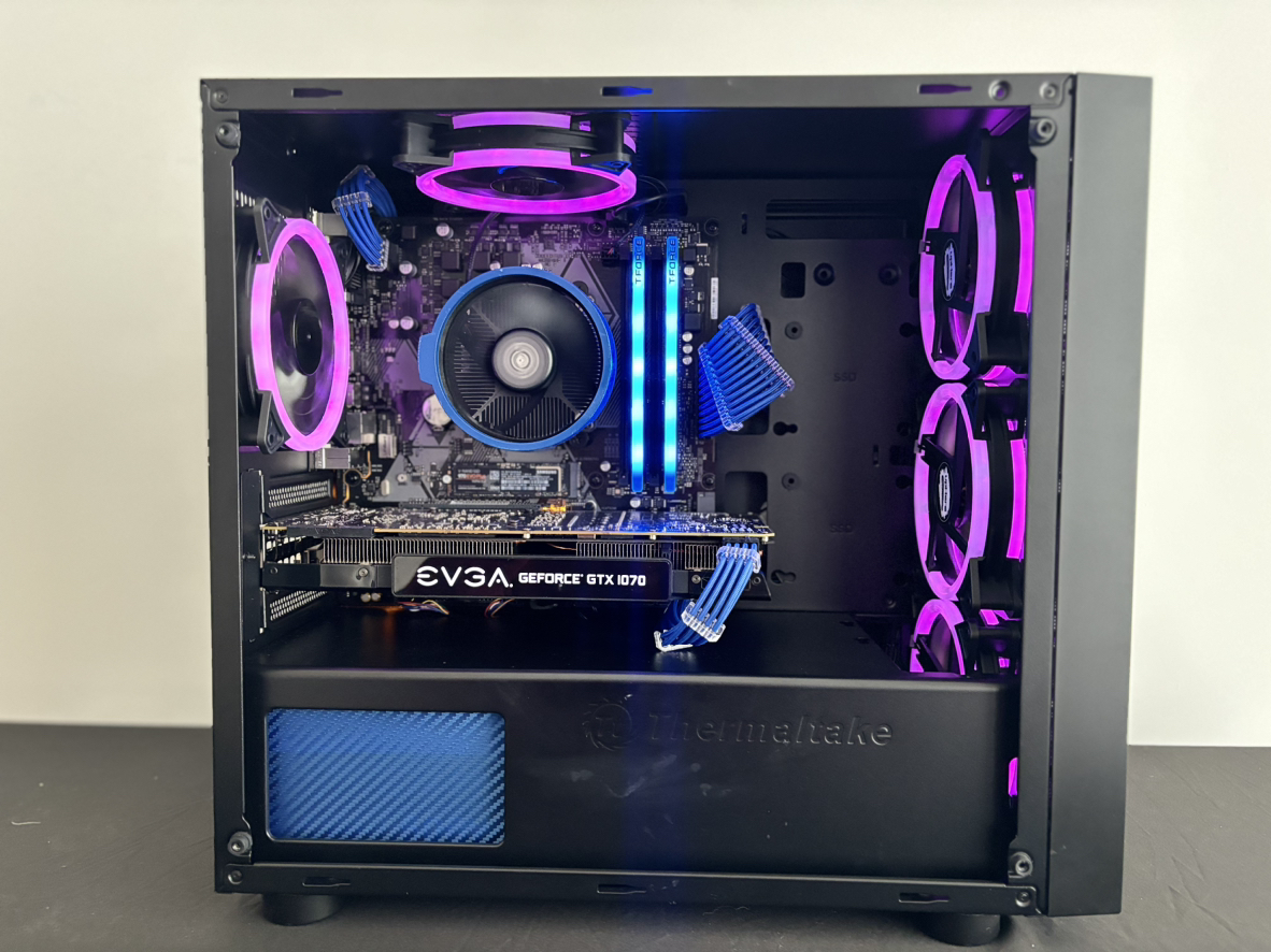 Blue+Black Gaming Pc - photo 5