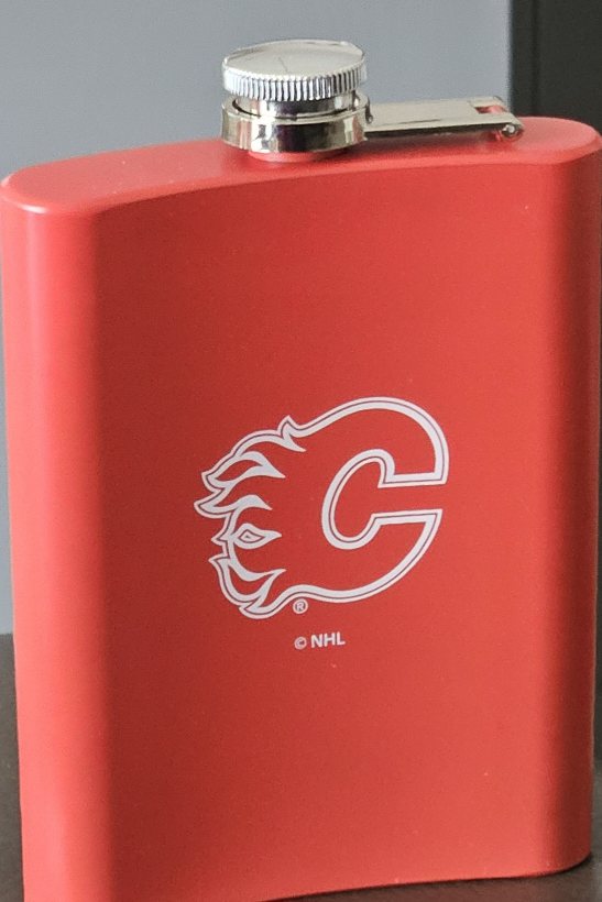 Official Calgary Flames 8 oz Flite Flask - photo 4