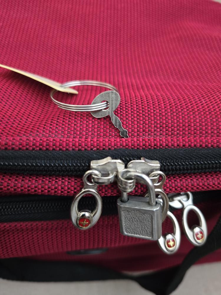 Swiss Gear Small Duffle Bag with lock & key image indicator(5)