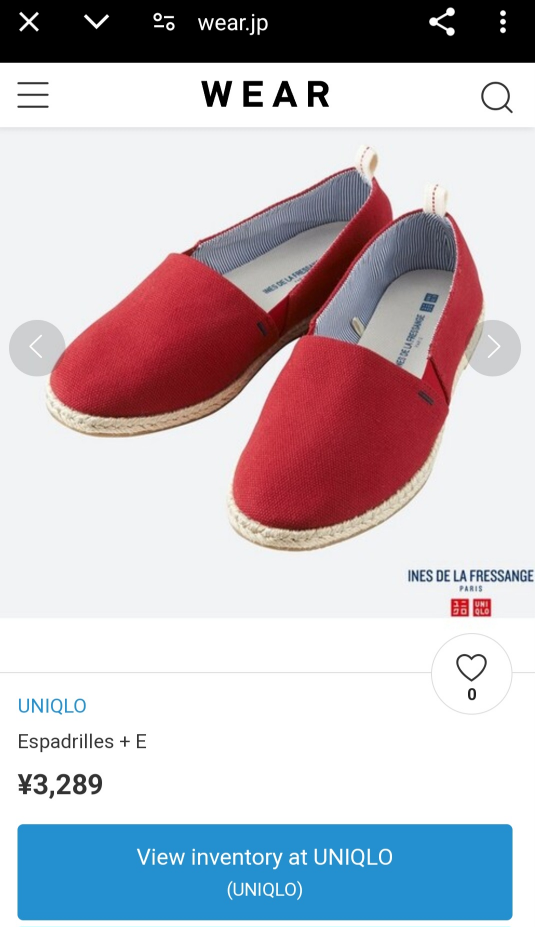 Slip On UNIQLO Espadrille Shoes. #size6.5  BRAND NEW image indicator(5)