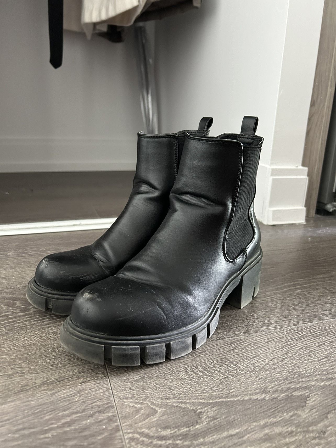 Black boots
