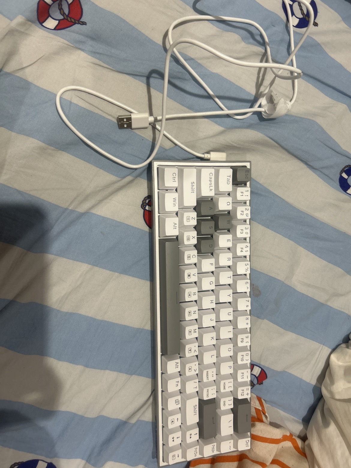 Redragon k631 gery keybourd wired thumbnail