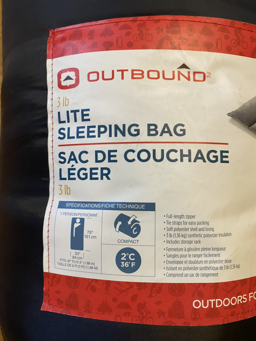 Outbound Lite Insulated Cool Weather Sleeping Bag - photo 2