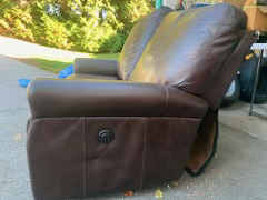 Reclining love seat