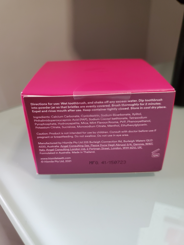 hismile oral care toothpaste and whitening powder - photo 5