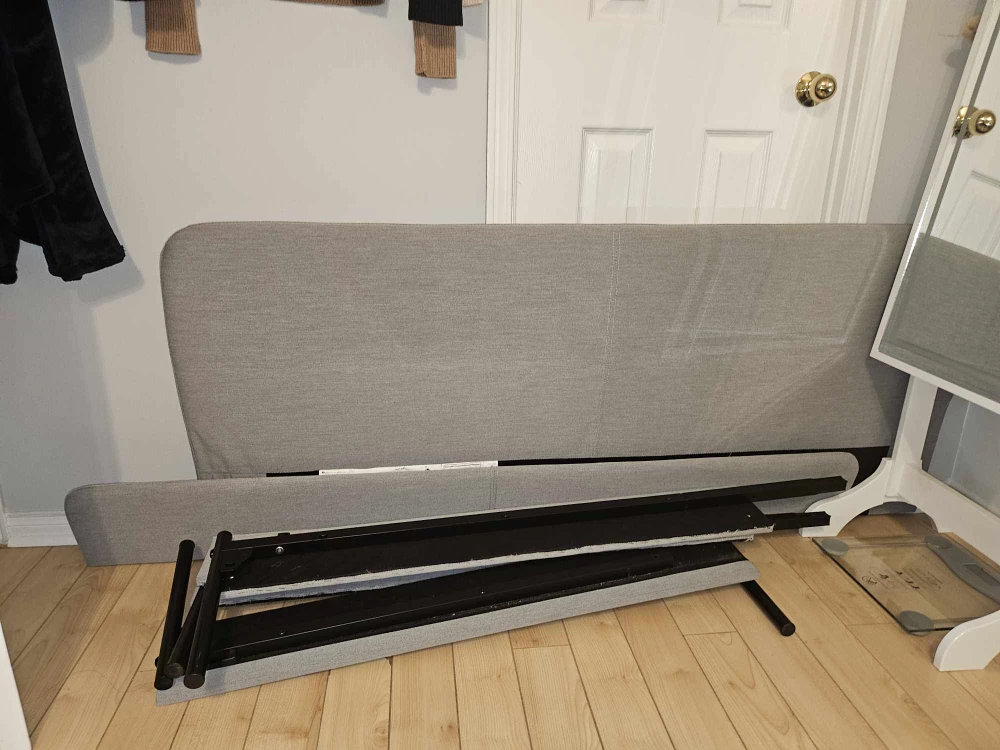 IKEA SLATTUM queen size bed frame - photo 4