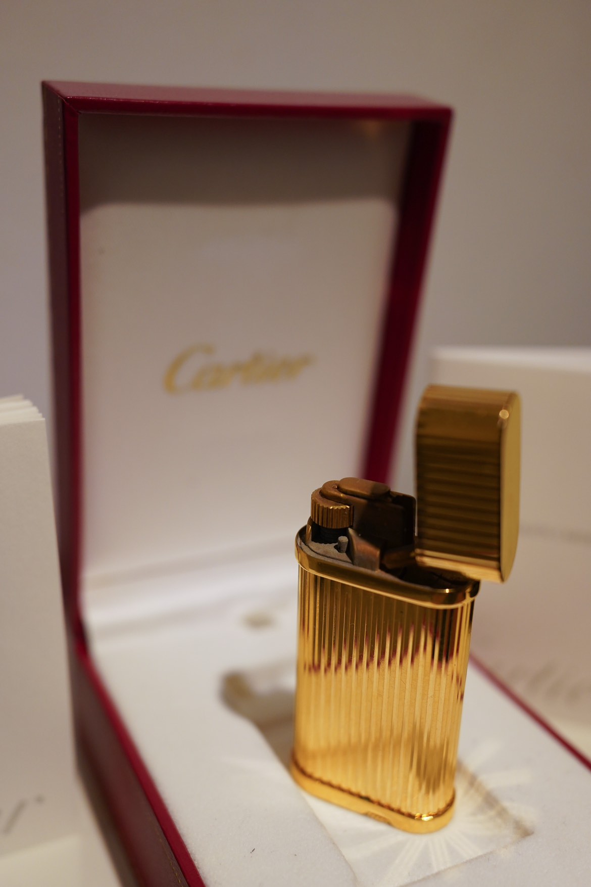 Vintage Cartier Gold Plated Lighter - photo 5