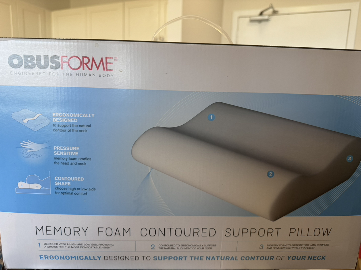 Memory Foam Support Pillow - Moving Sale