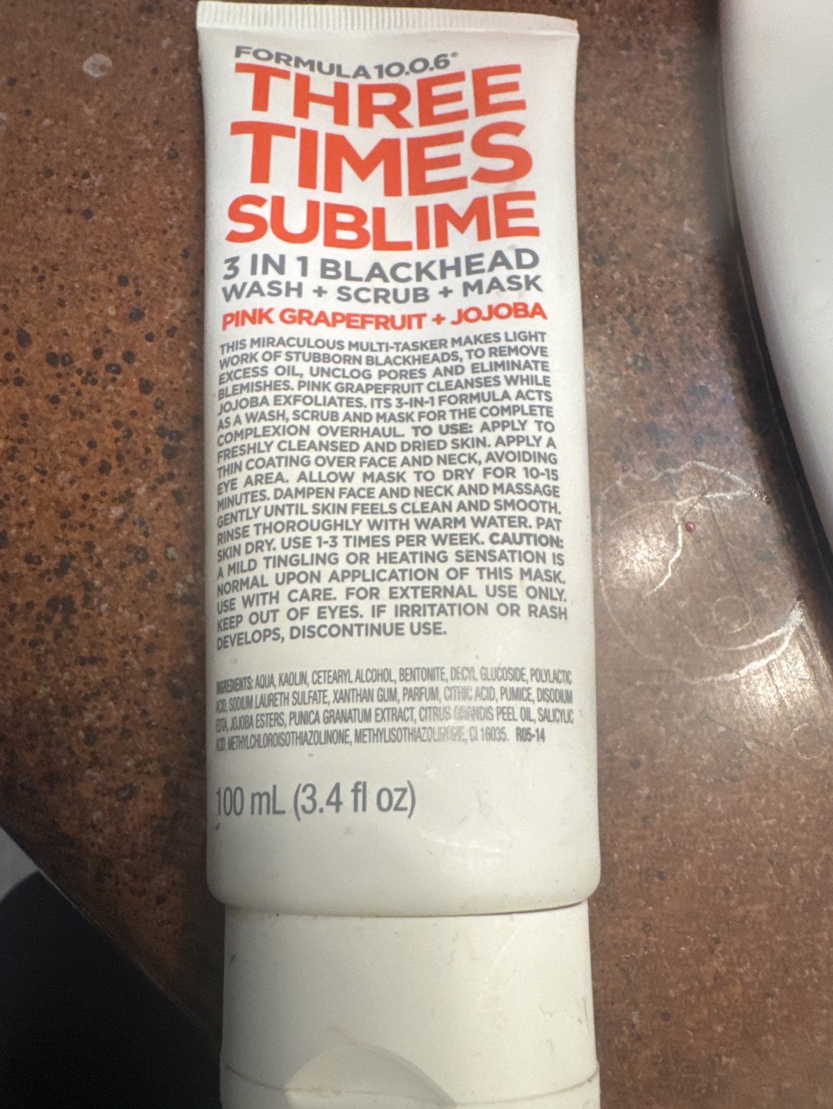#Freecycle 🥕 3 in 1 blackhead wash scrub & mask thumbnail