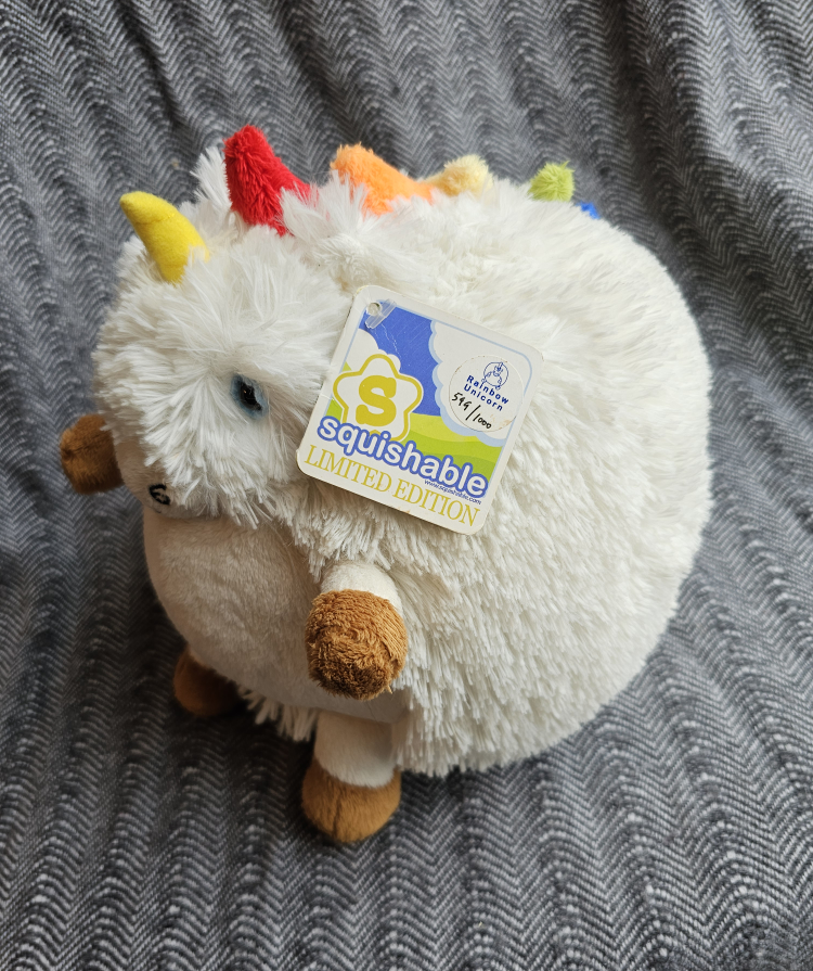 Rare Limited Edition Rainbow Unicorn Squishable 🦄 #599/1000 image indicator(2)