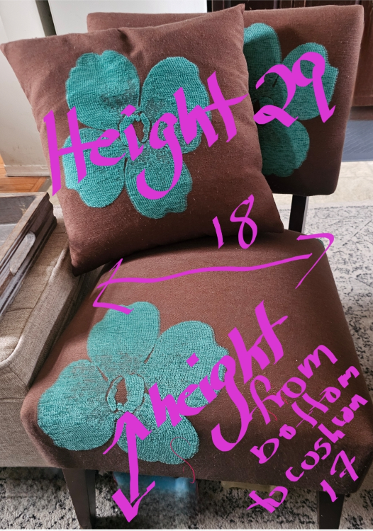 cute unique cushioned small chair - photo 5