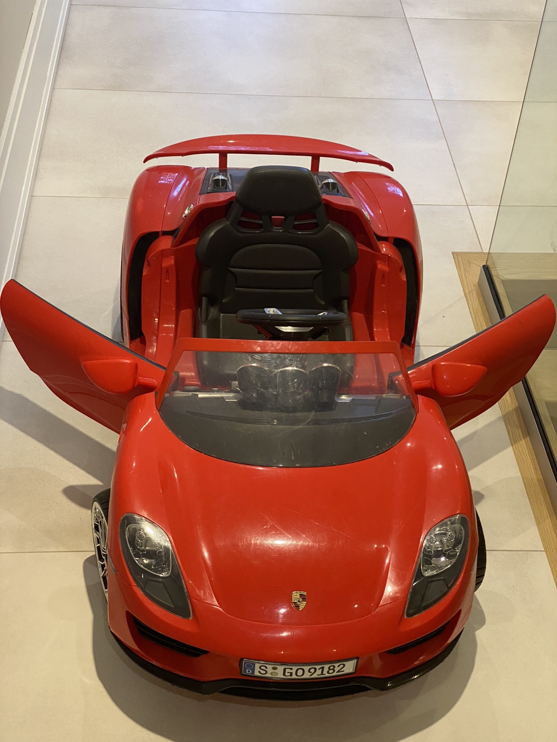 Ferrari car ride on thumbnail