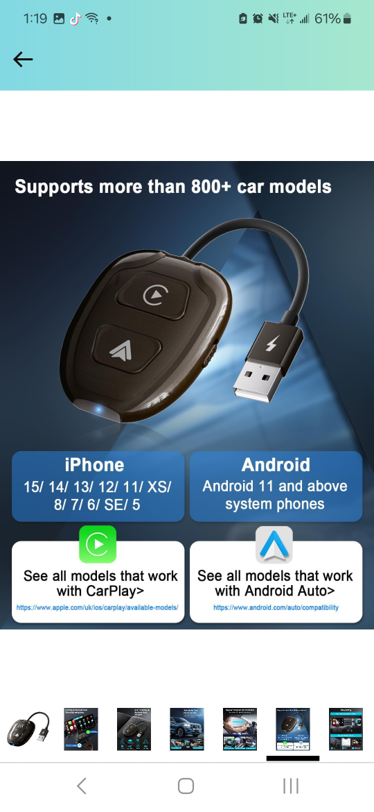 Andriod and Carplay Adapter. - photo 3